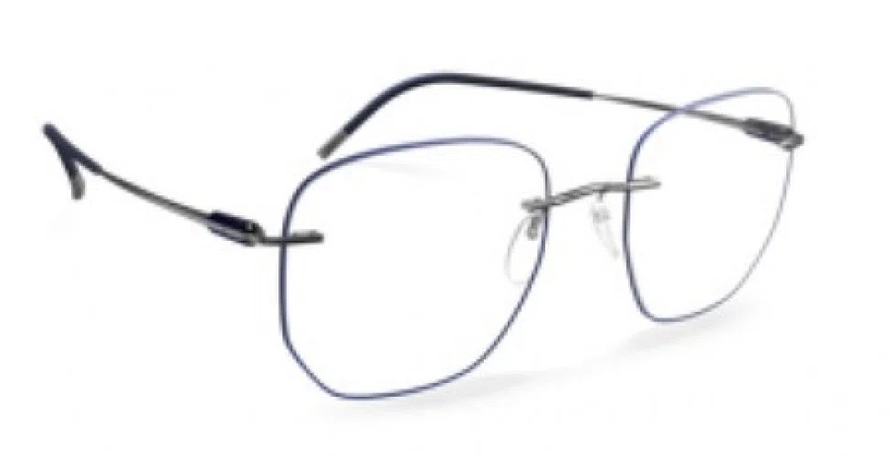 Silhouette Purist Color Groove Demo Rimless 5561 Eyeglasses - view 12